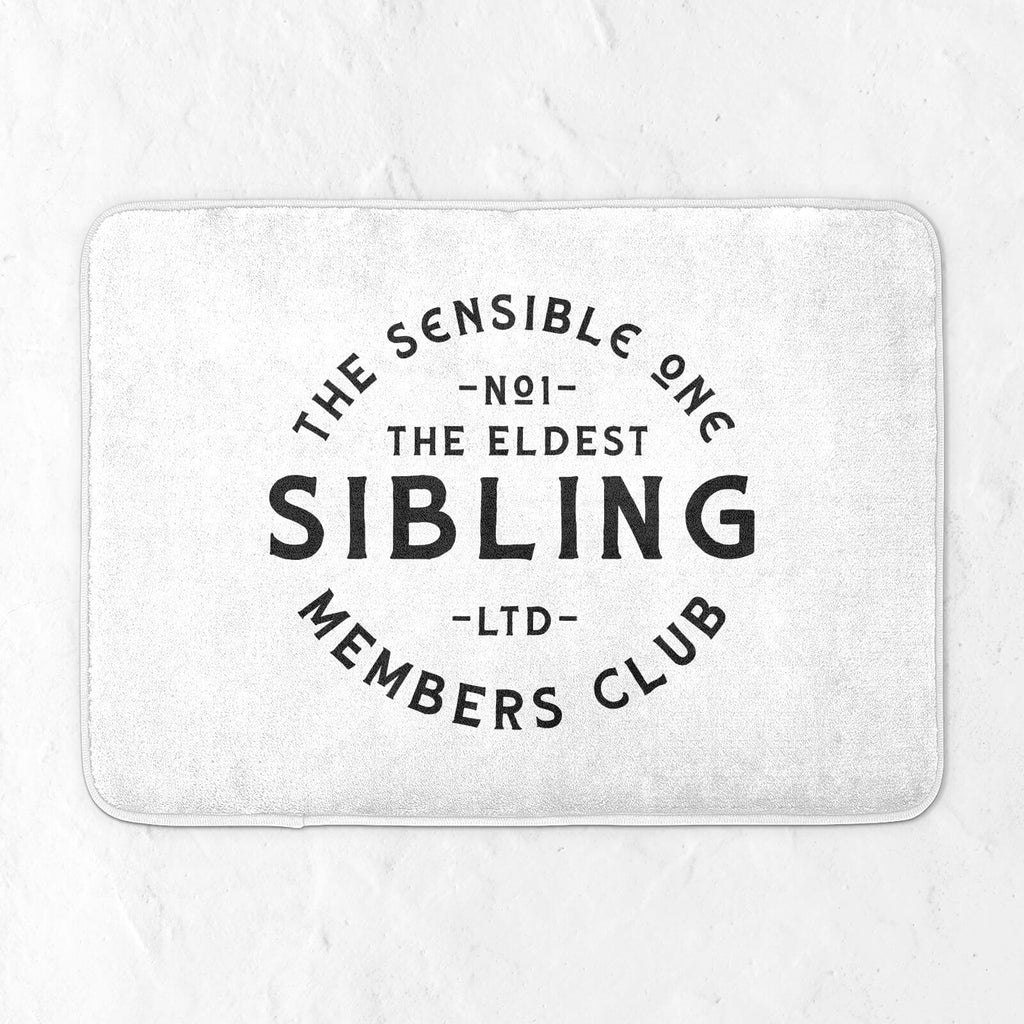The Eldest Sibling The Sensible One Bath Mat