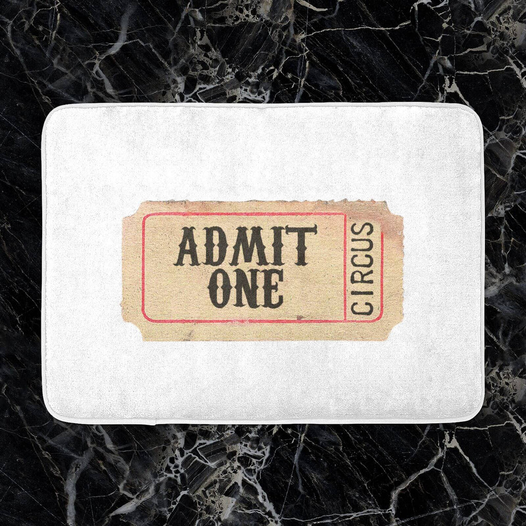 Circus Ticket Bath Mat