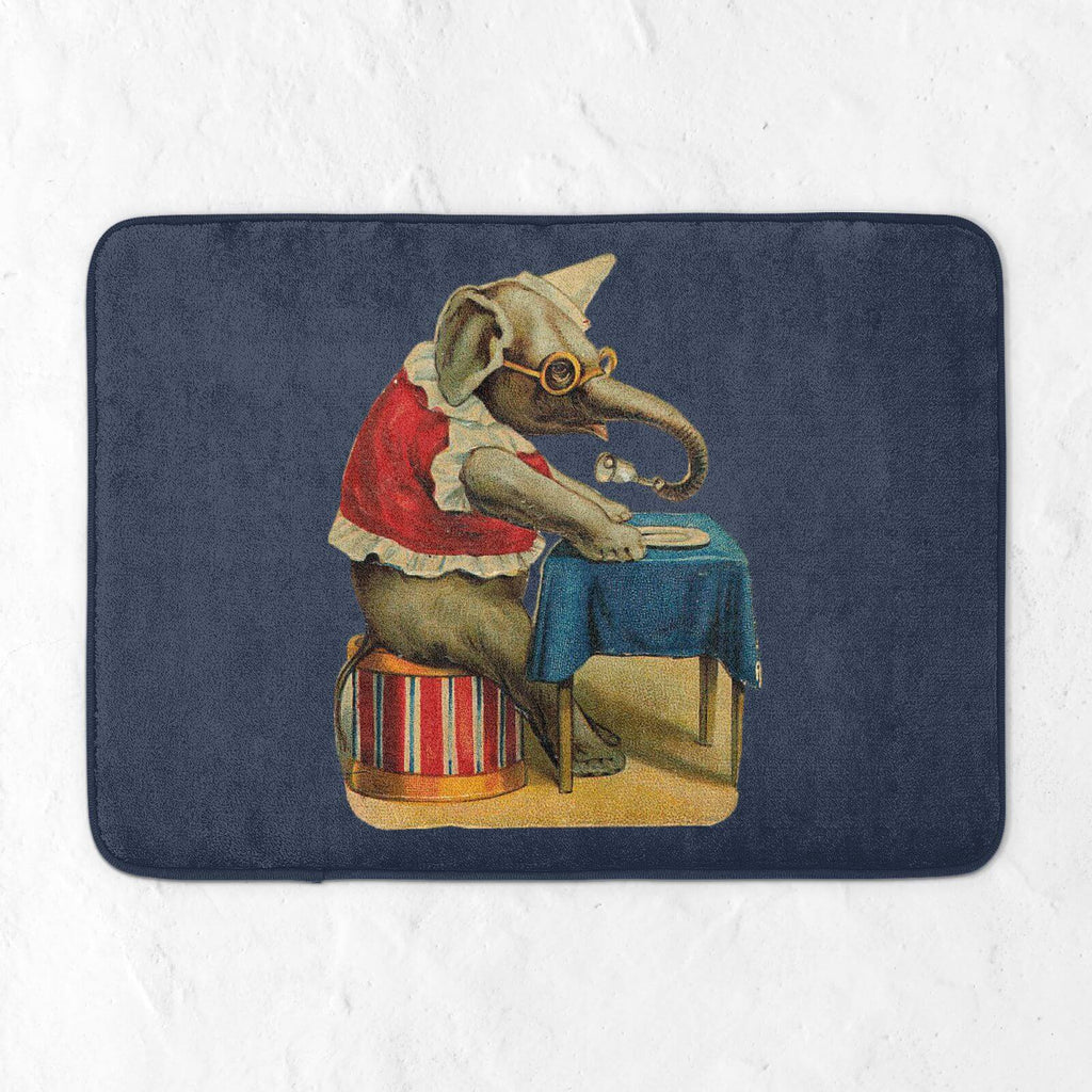 Clown Elephant Bath Mat