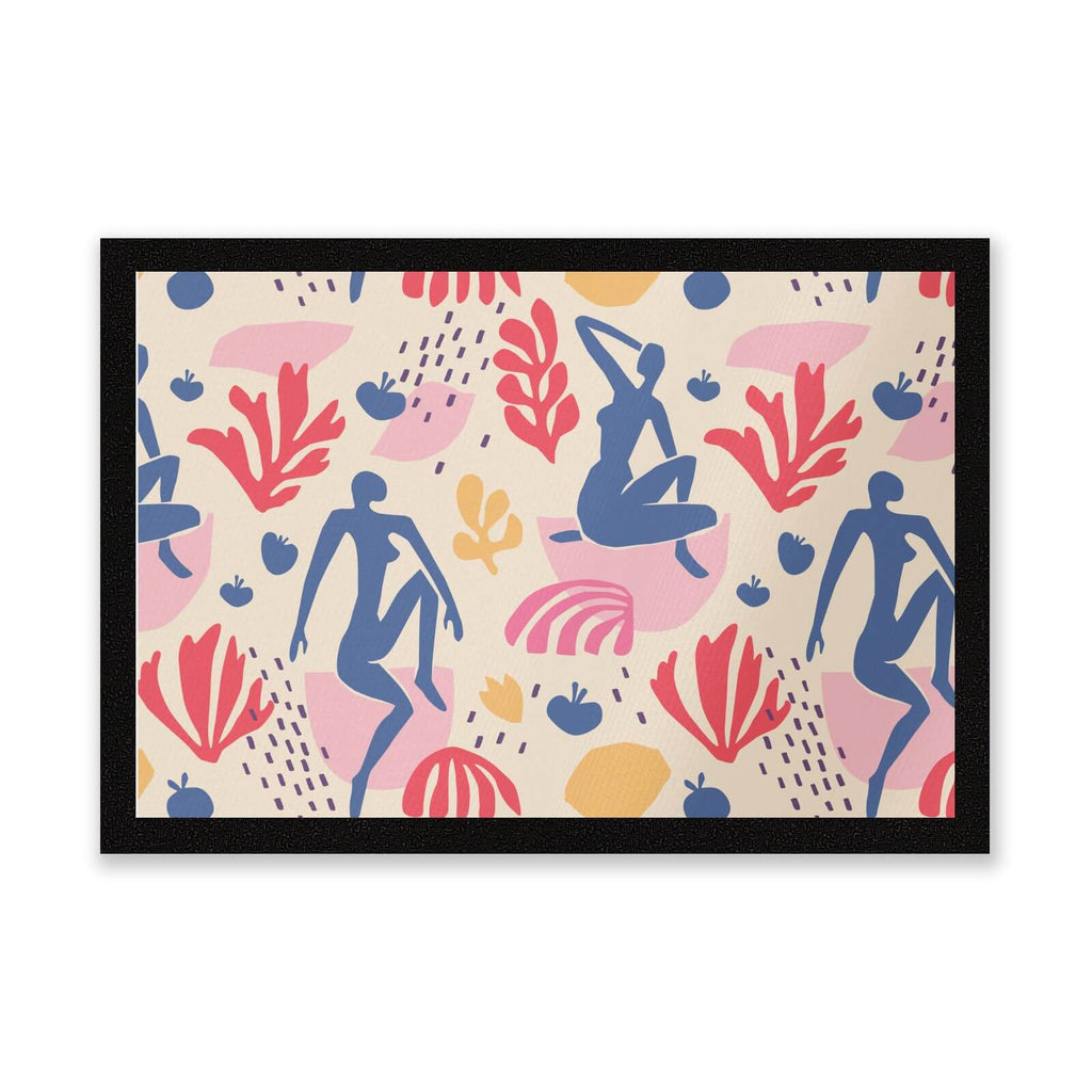 Light Tone Silhouette Entrance Mat