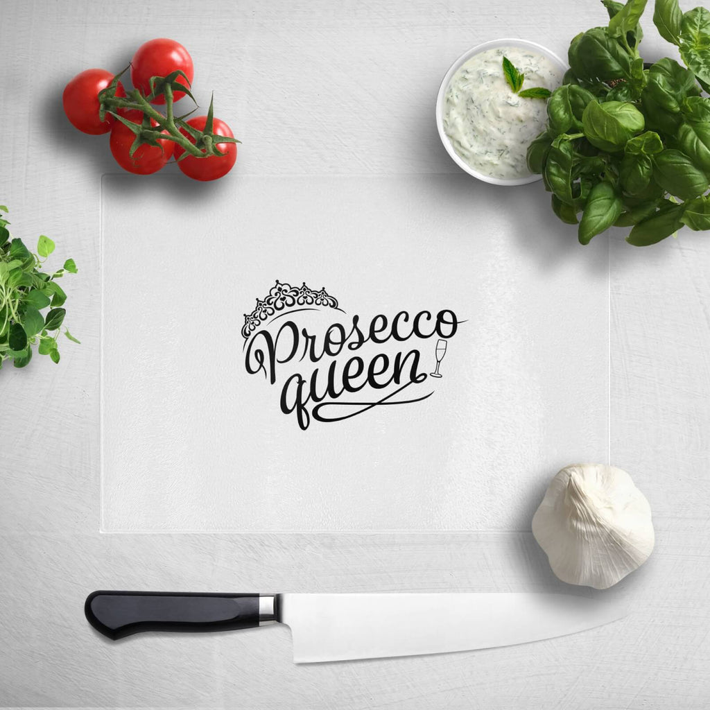 Prosecco Queen Chopping Board