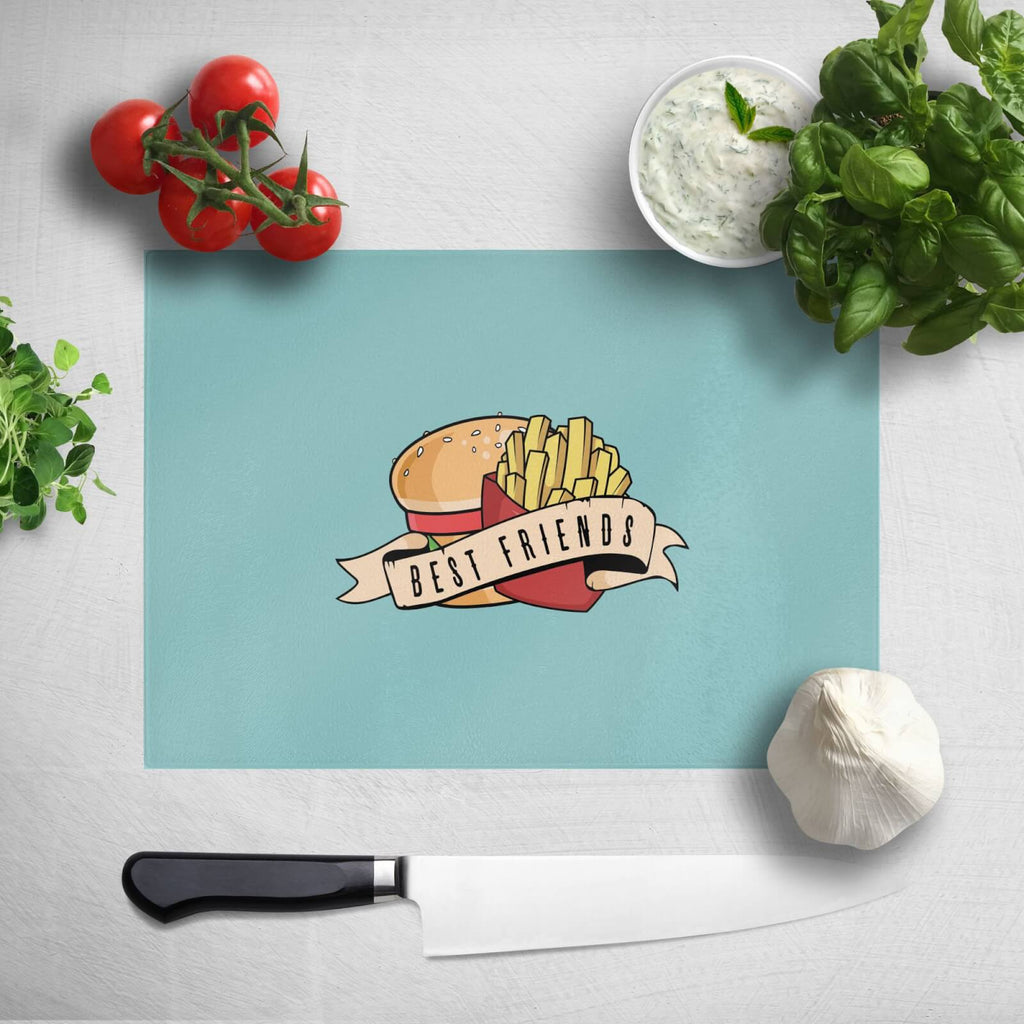 Fast Food Friends Chopping Board