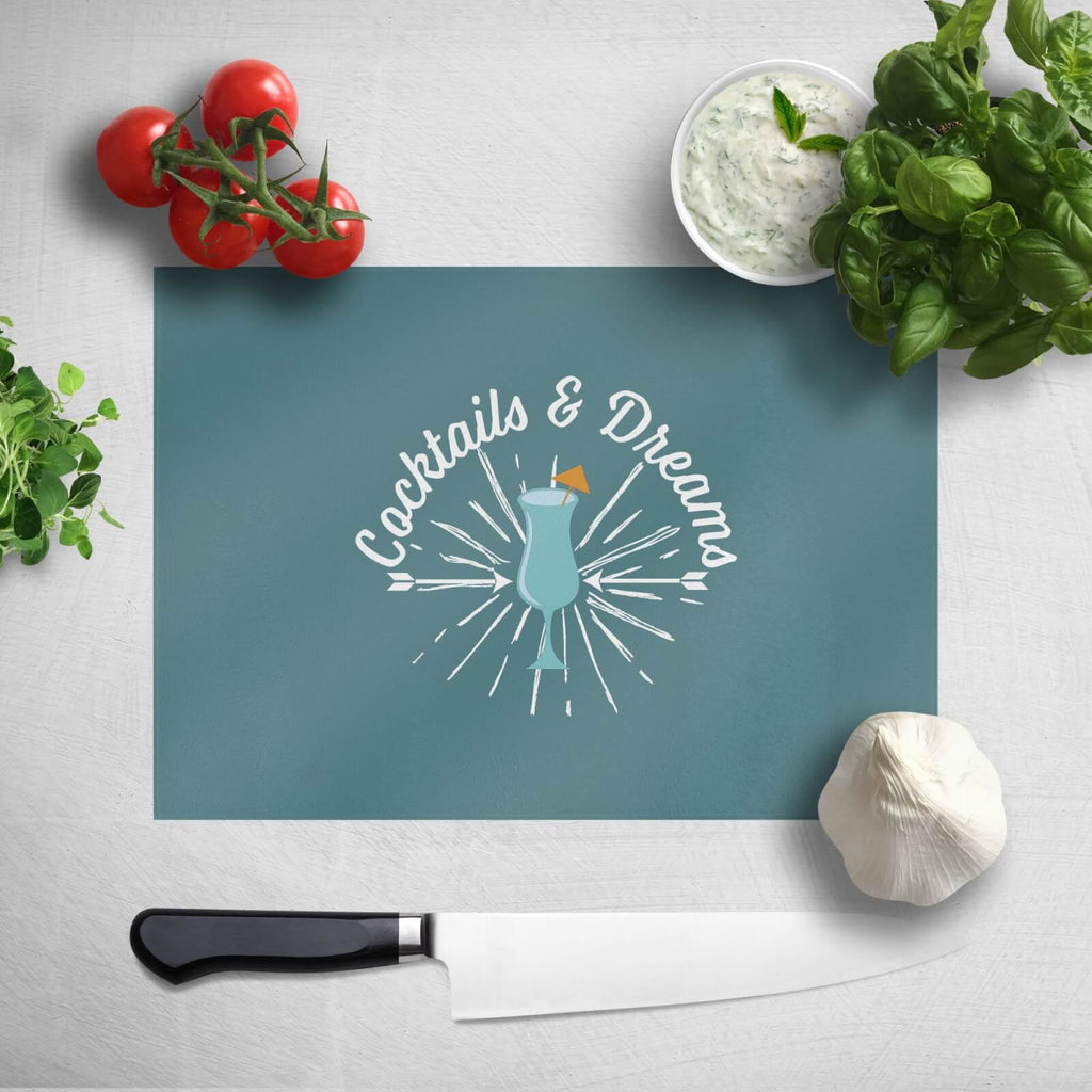 Cocktails And Dreams Chopping Board