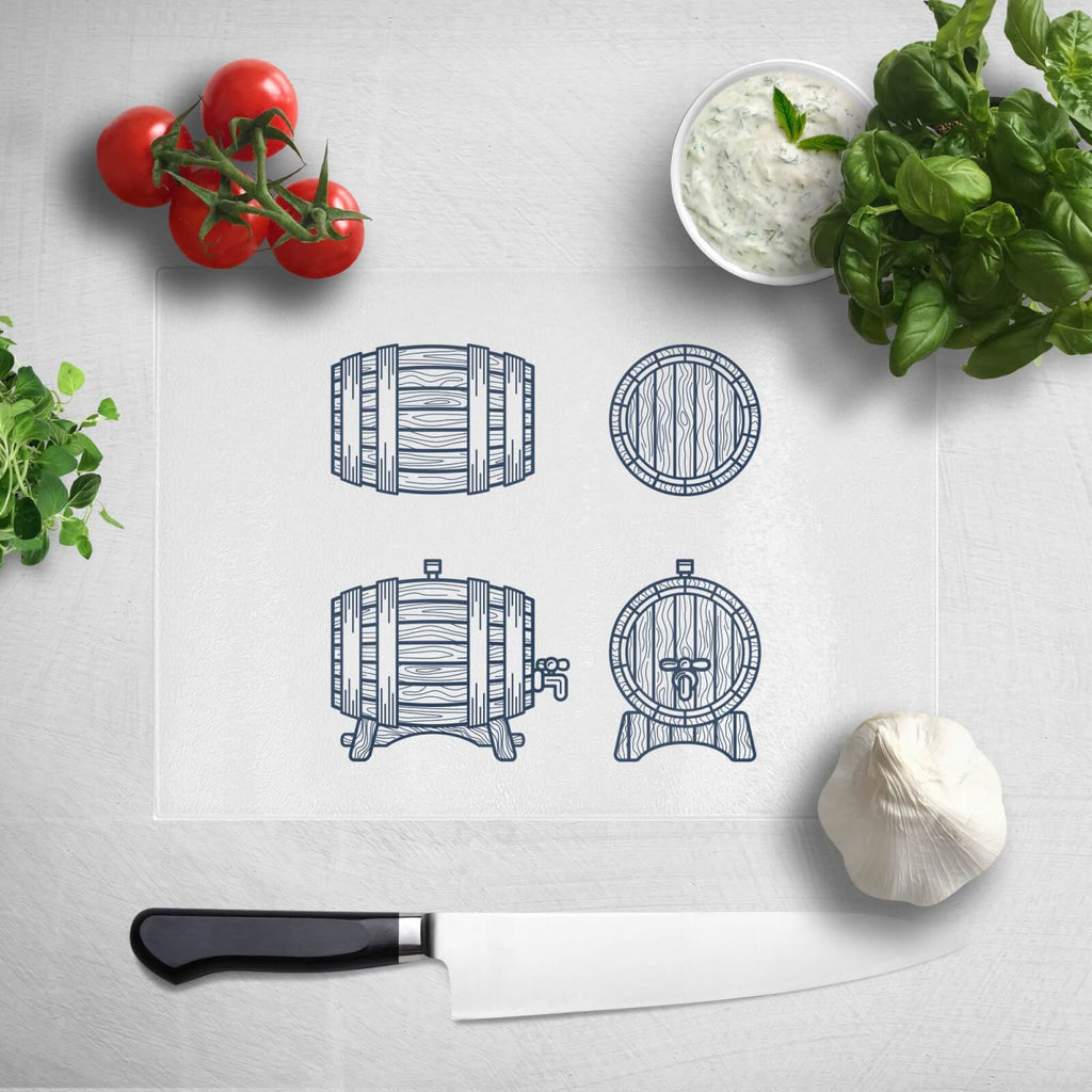 Beer Barrels Chopping Board