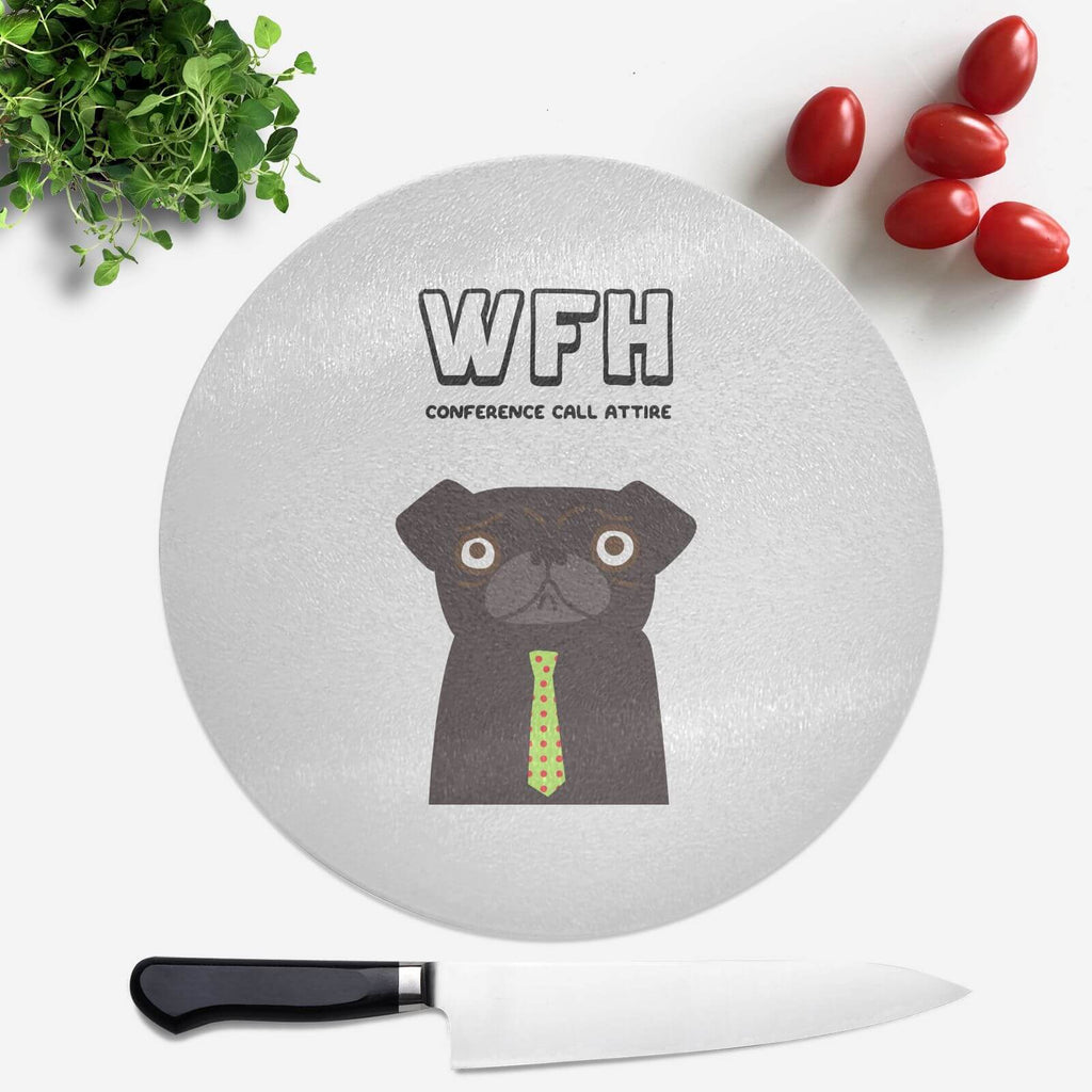 Conference Call Attire Round Chopping Board
