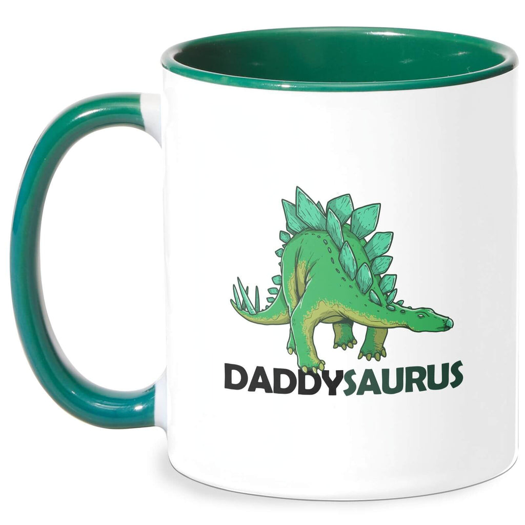 Daddysaurus Mug - White/Green