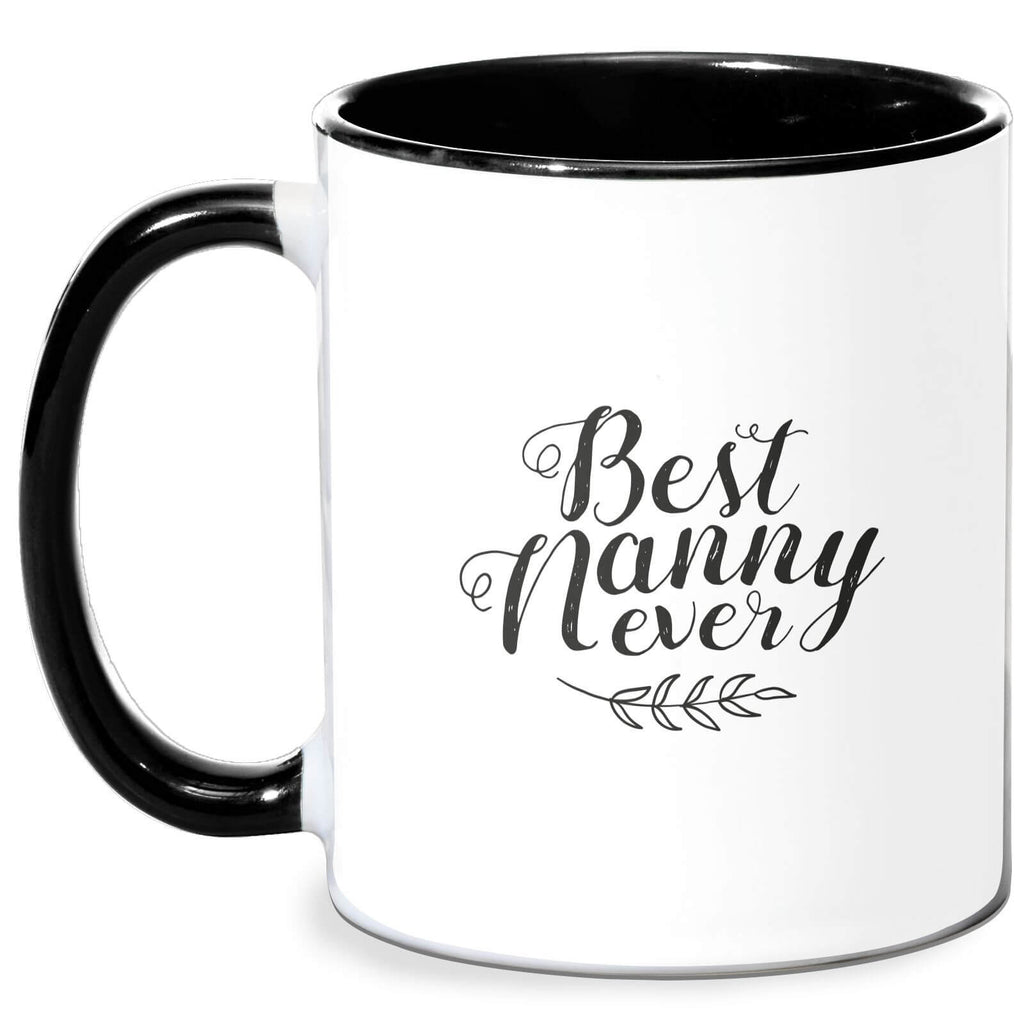 Best Nanny Ever Mug - White/Black