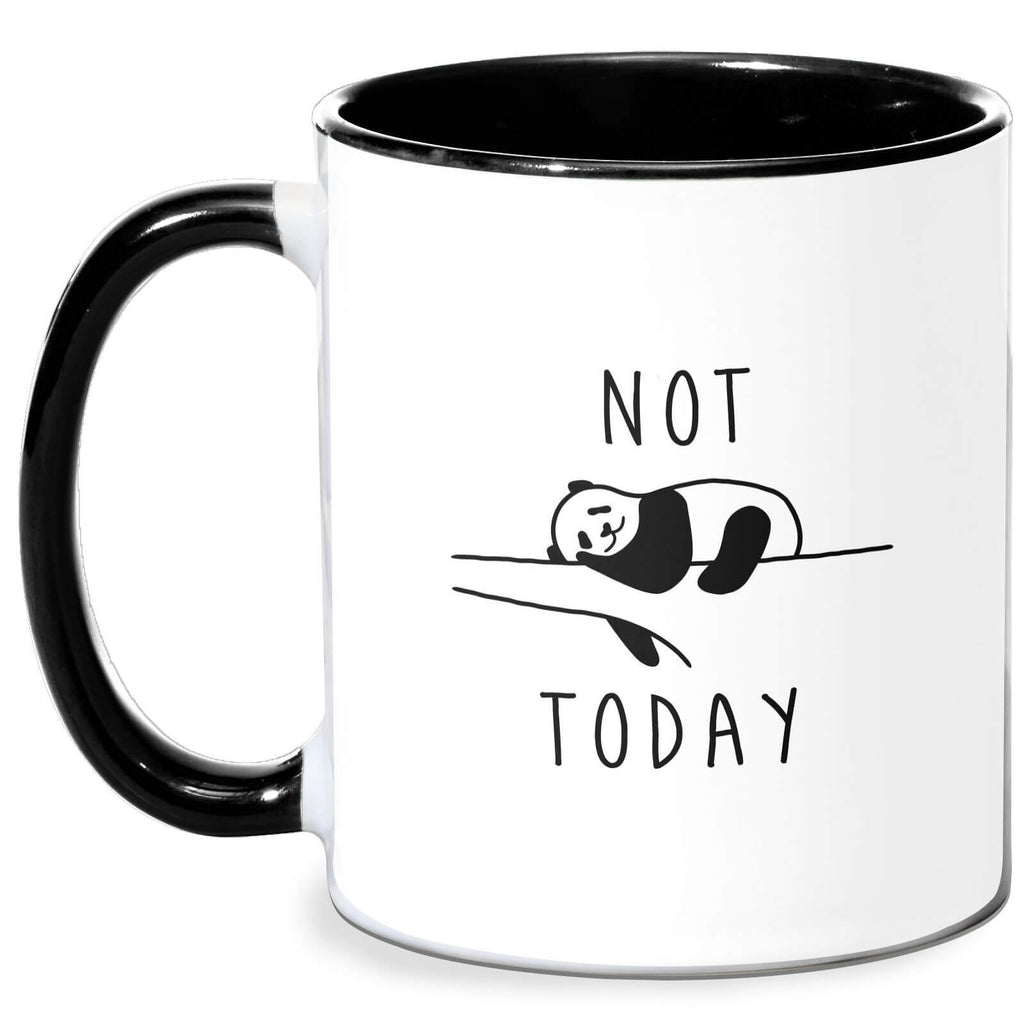Not Today Mug - White/Black