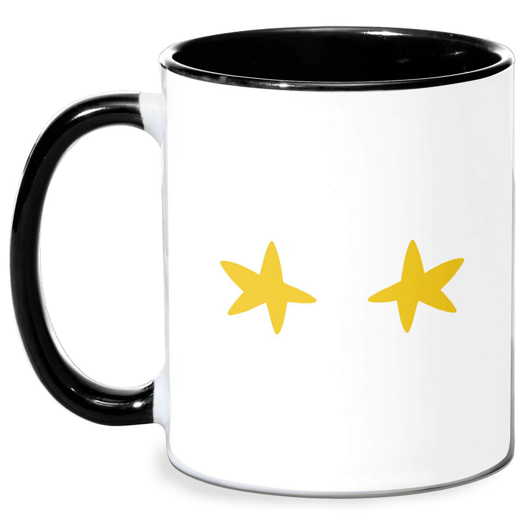 Stars Mug - White/Black
