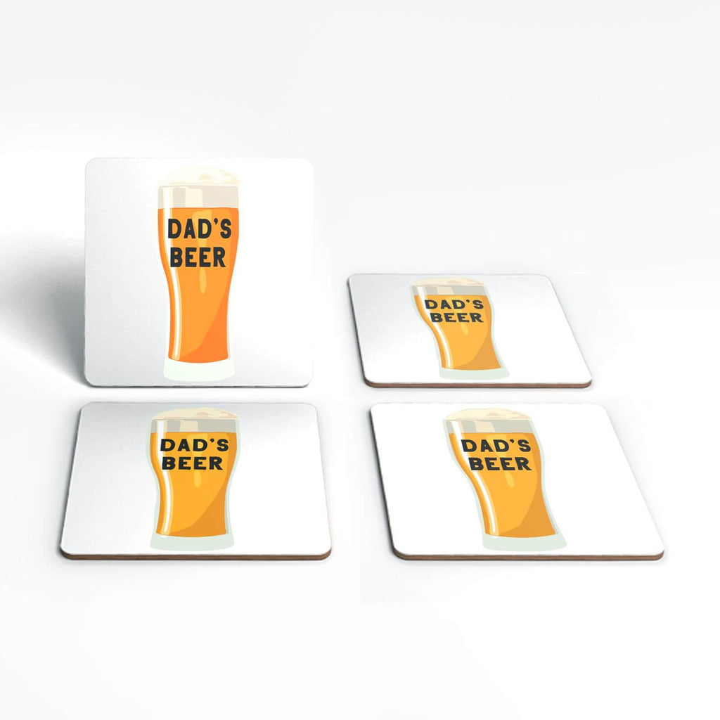 Dad's Beer Coaster Set