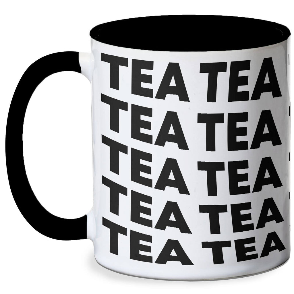 Tea Mug - White/Black