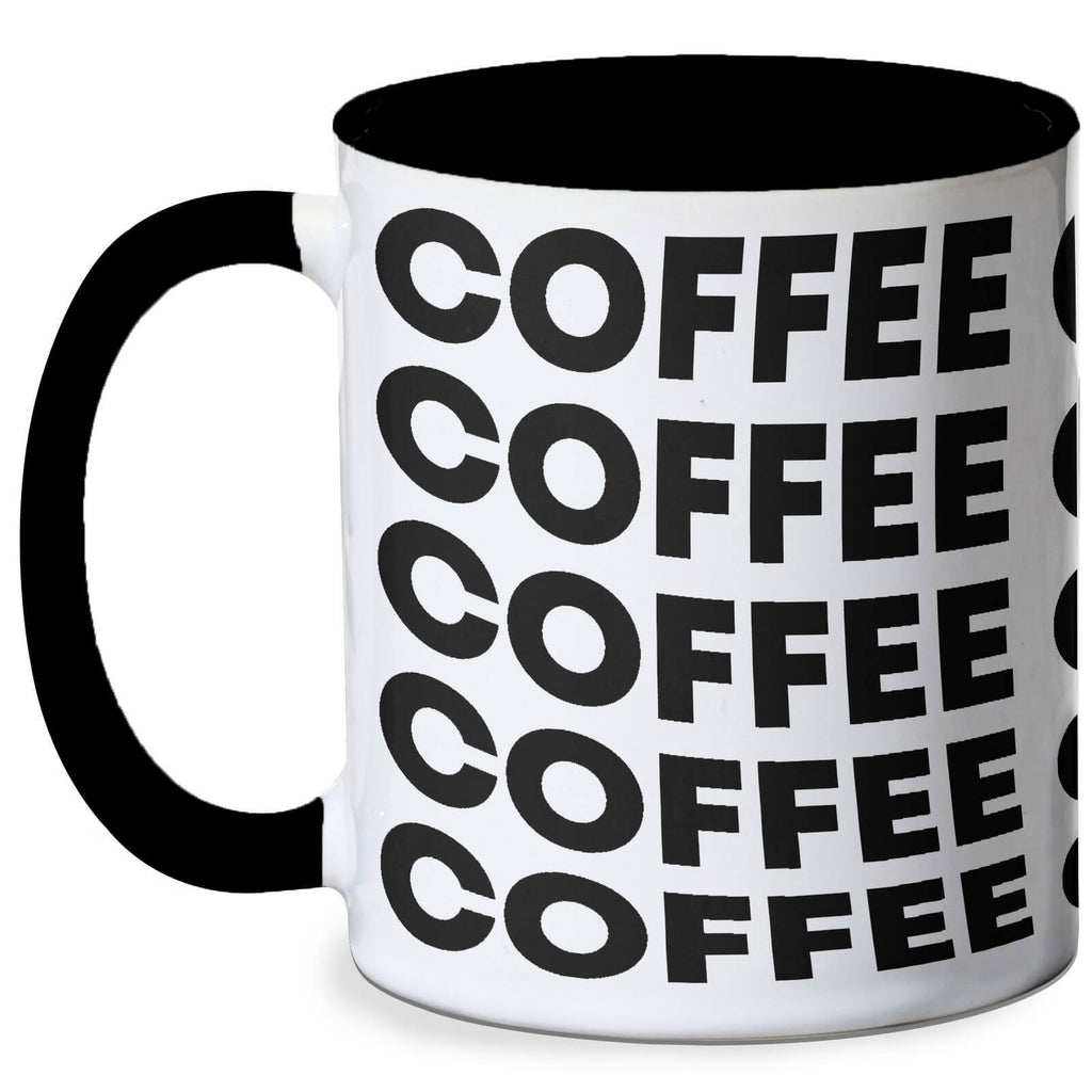 Coffee Mug - White/Black