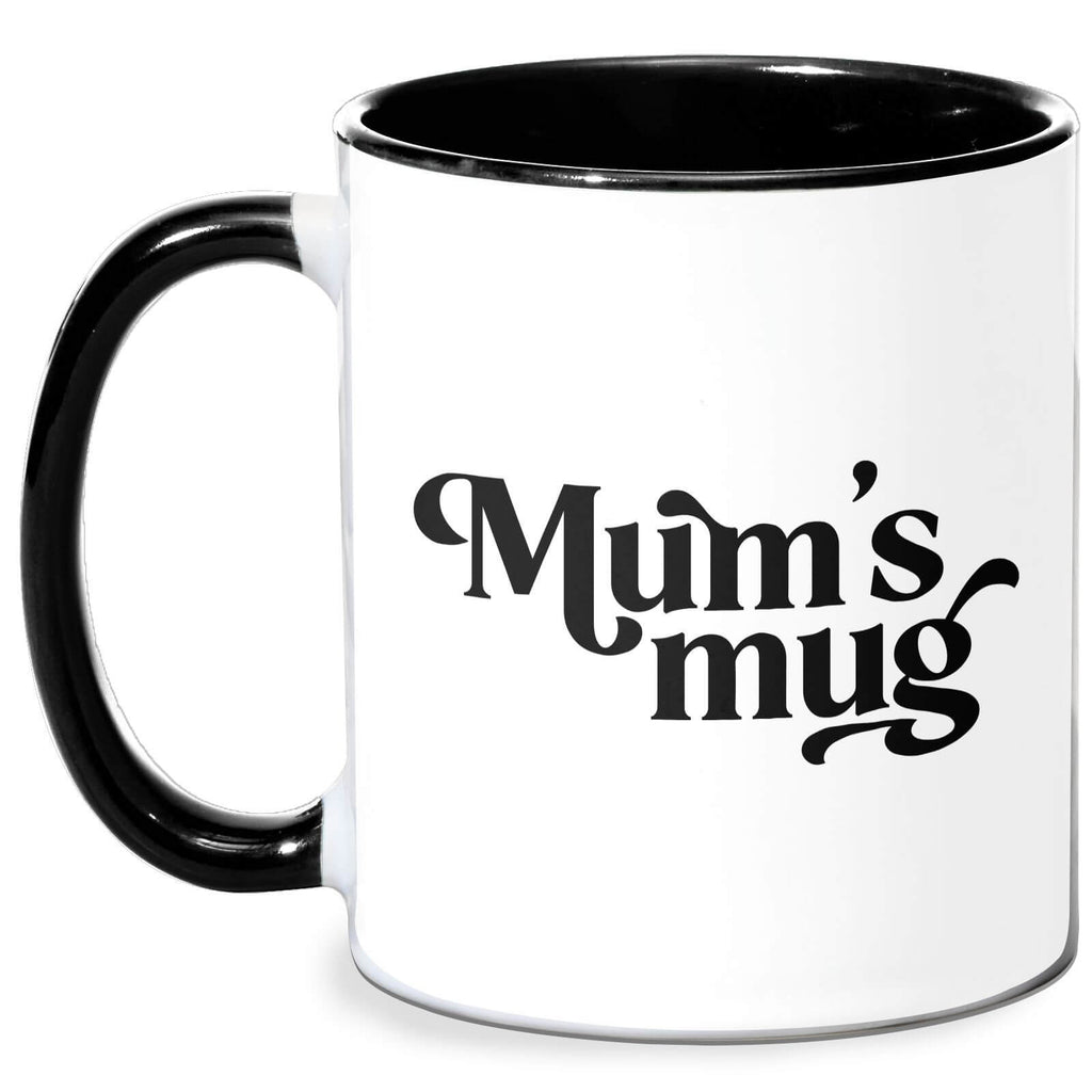 Mum's Mug Mug - White/Black