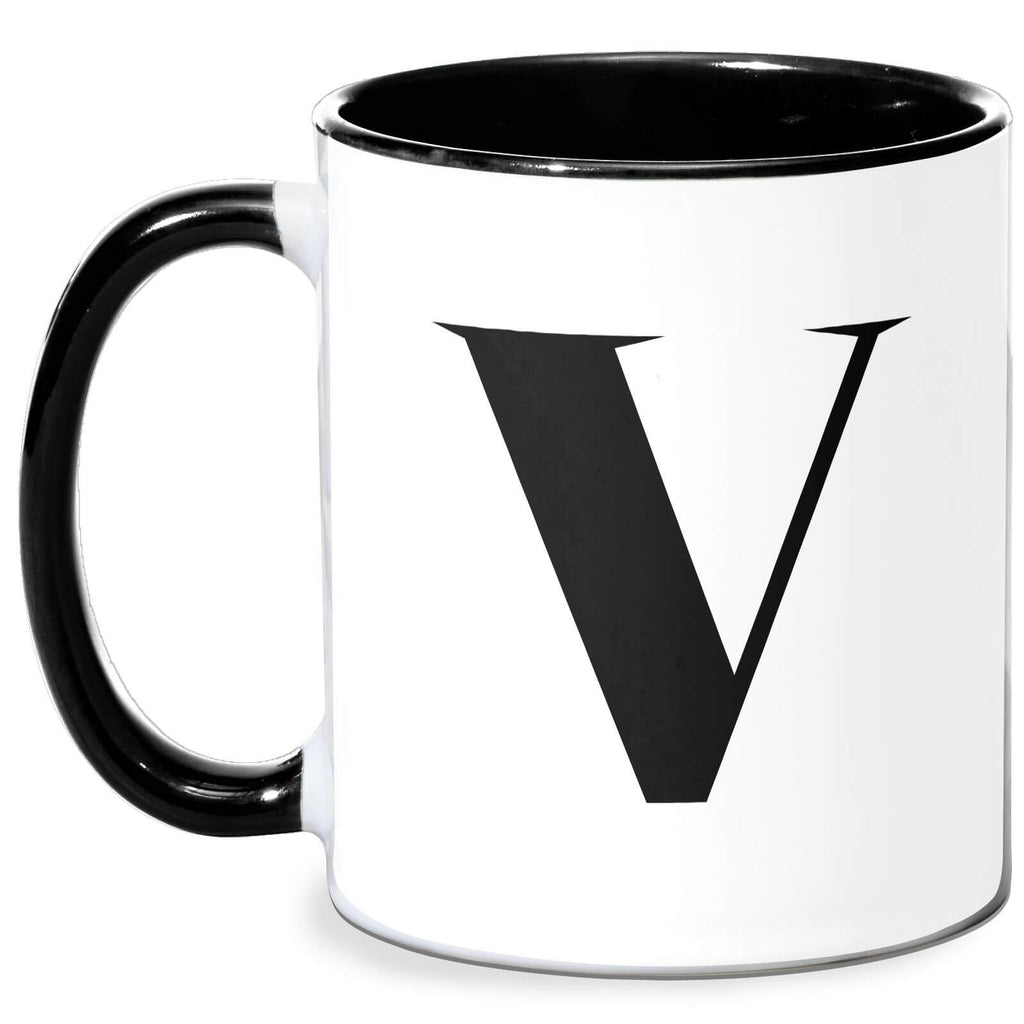 V Mug - White/Black