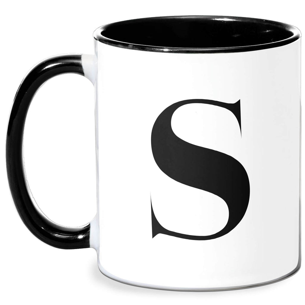 S Mug - White/Black