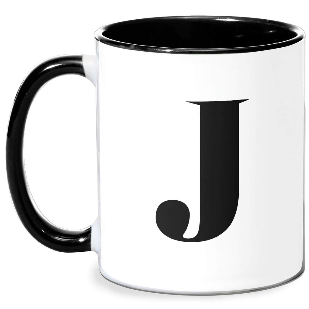 J Mug - White/Black