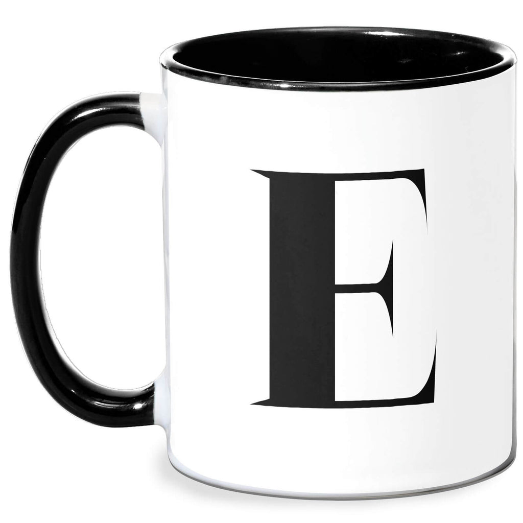 E Mug - White/Black