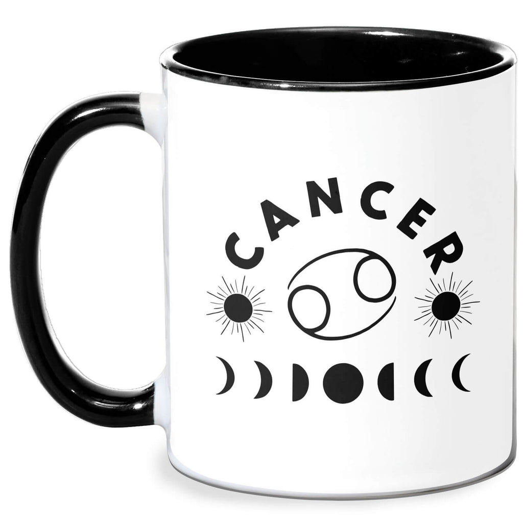 Cancer Mug - White/Black