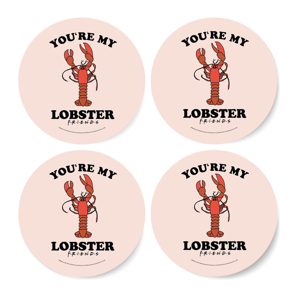 Friends You're My Lobster Coaster Set