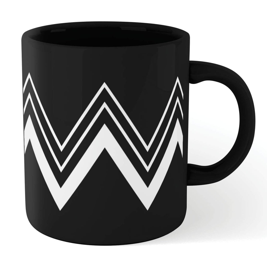 Triple Zig Zag Mug - Black
