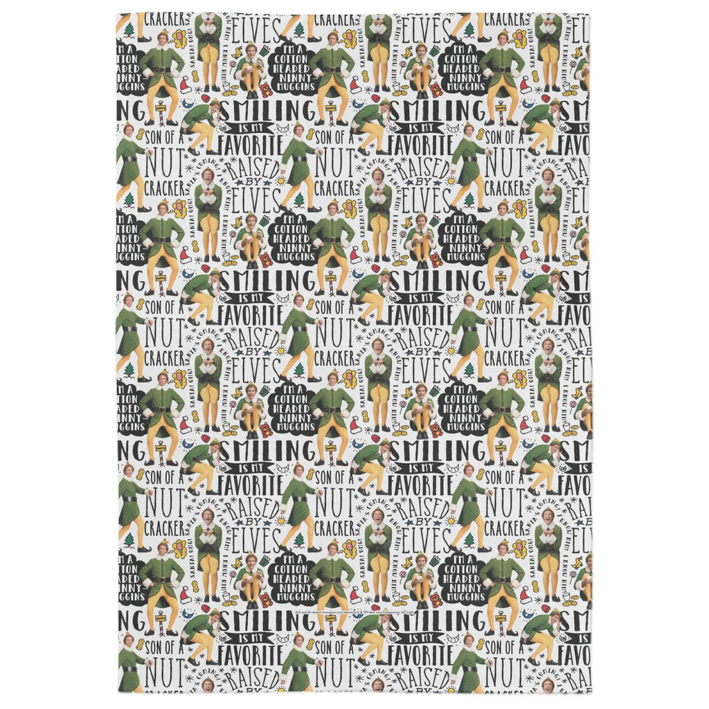 Elf Buddy Quotes Tea Towel