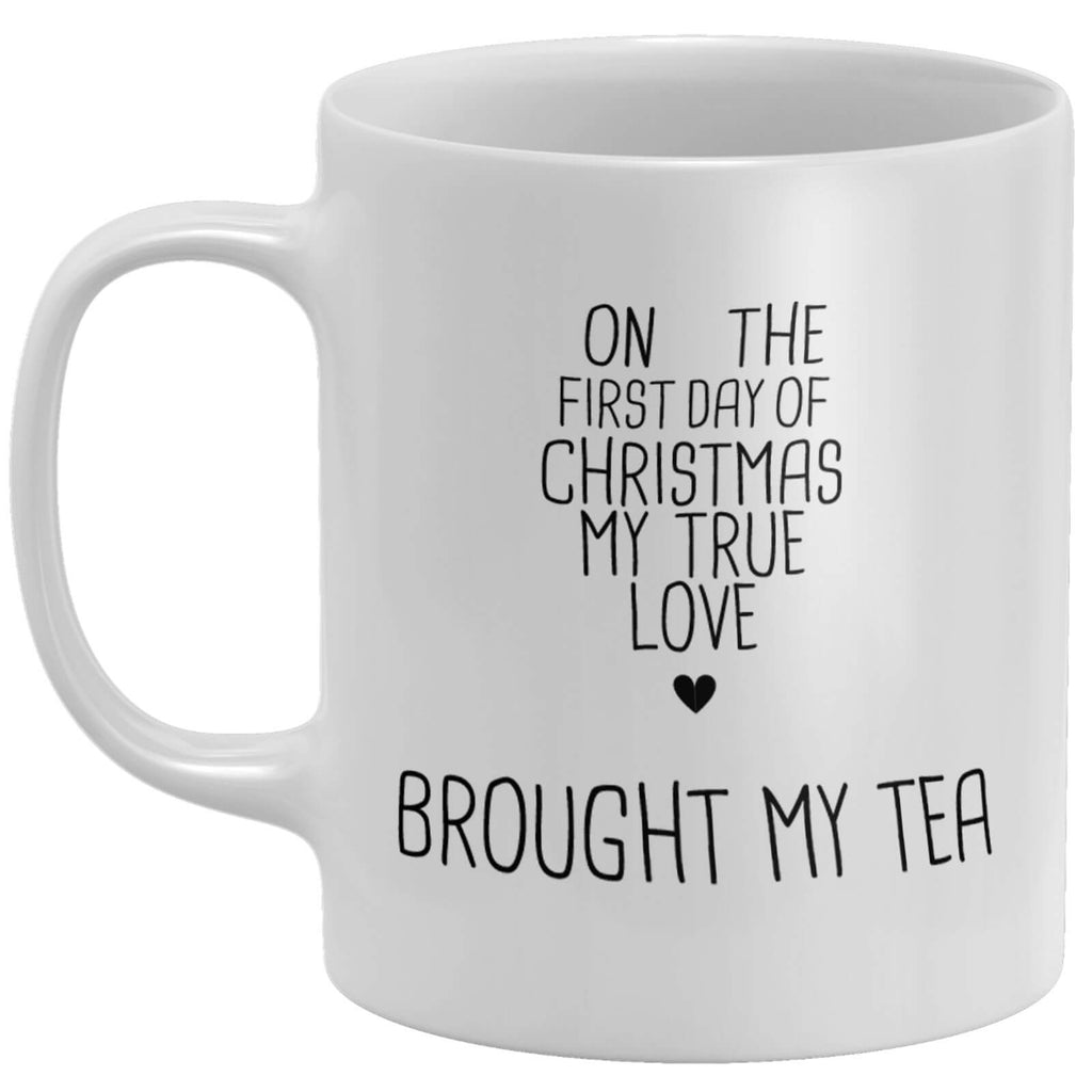 On The First Day Of Christmas My True Love Brought My Tea Mug