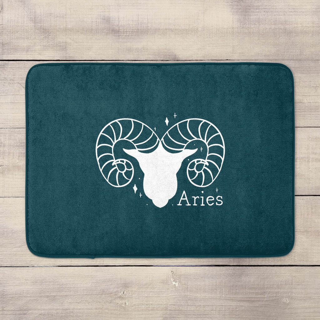 Navy Aries Bath Mat