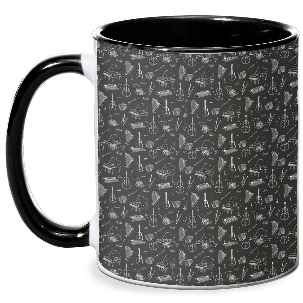 Instruments Mug - White/Black