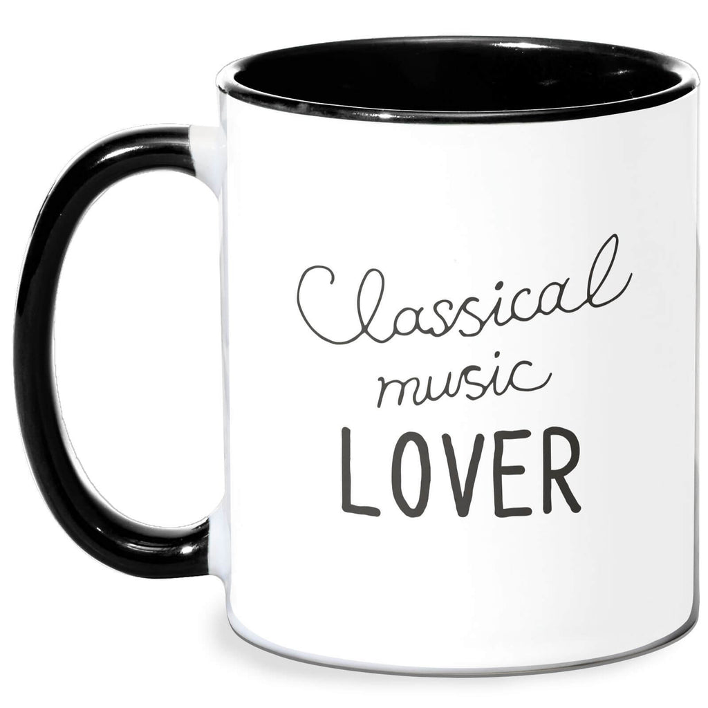 Classical Music Lover Mug - White/Black