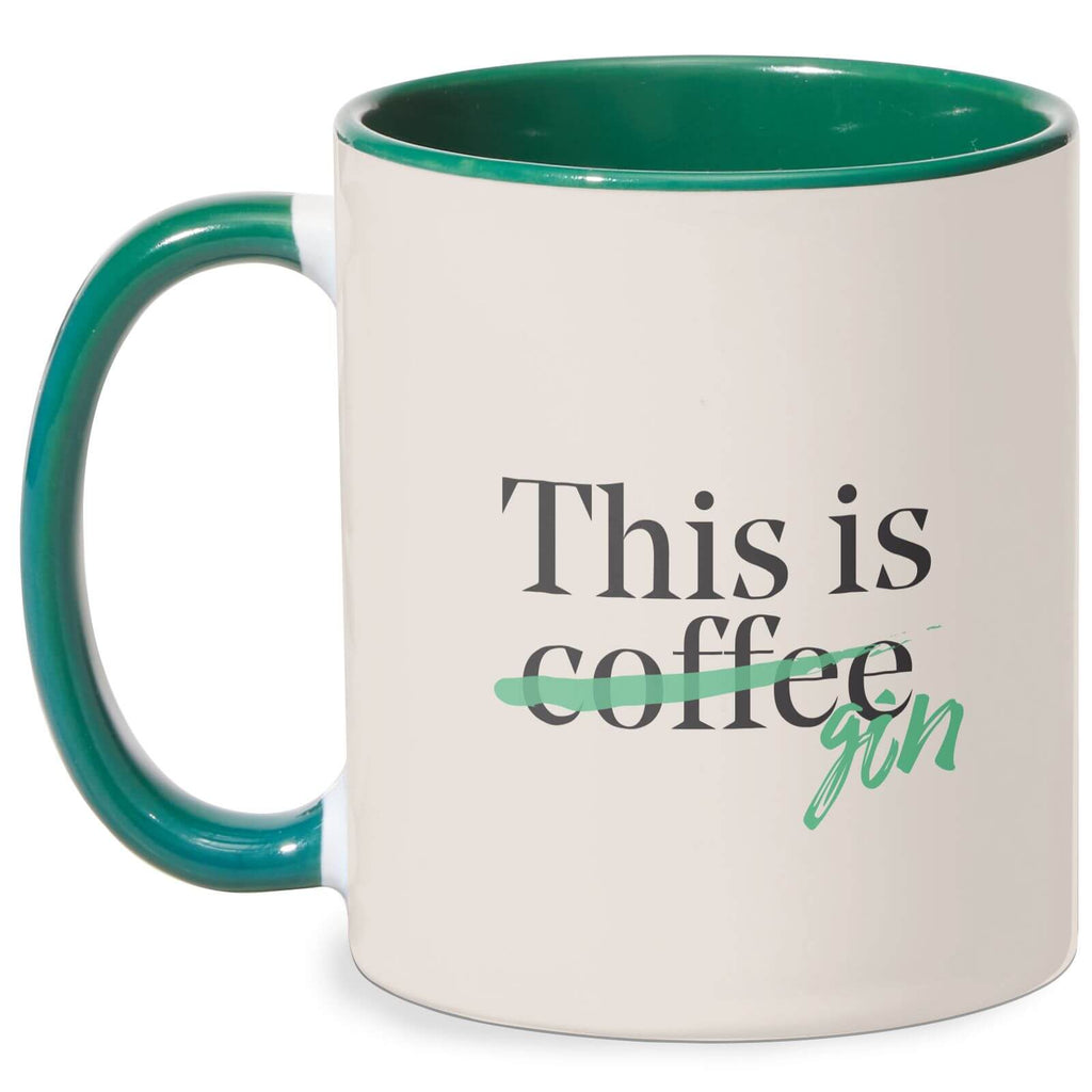 This Is Coffee Mug - White/Green