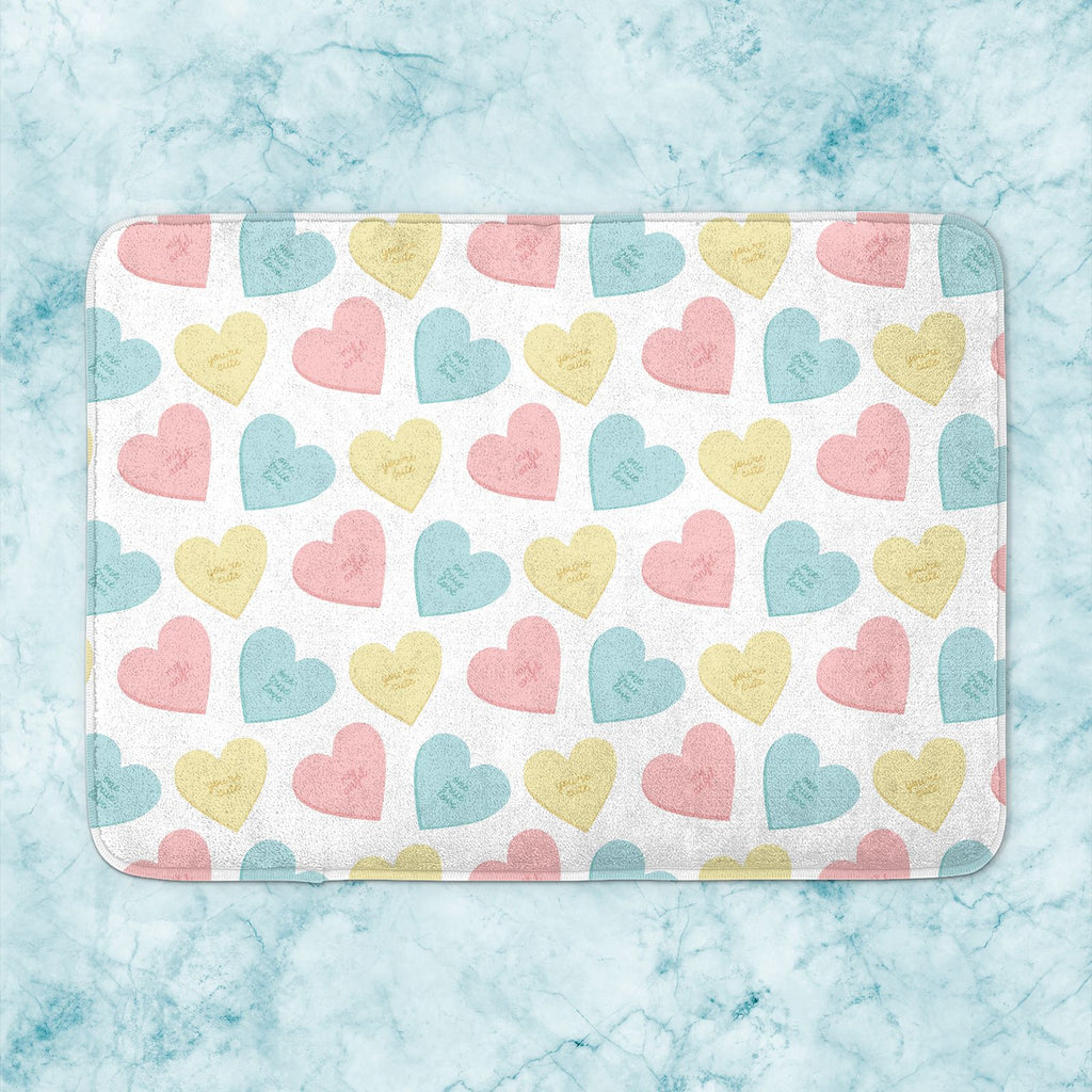 Heart Sweets Bath Mat