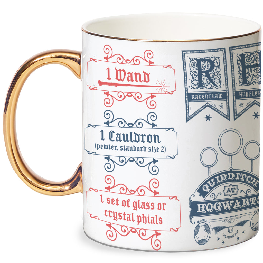 Harry Potter Spells & Charms Mug - Gold