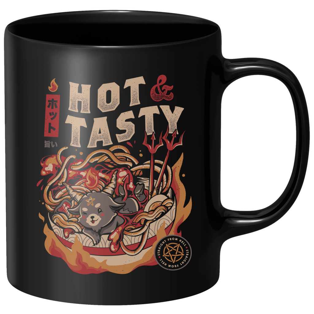 Hot And Tasty Mug - Black