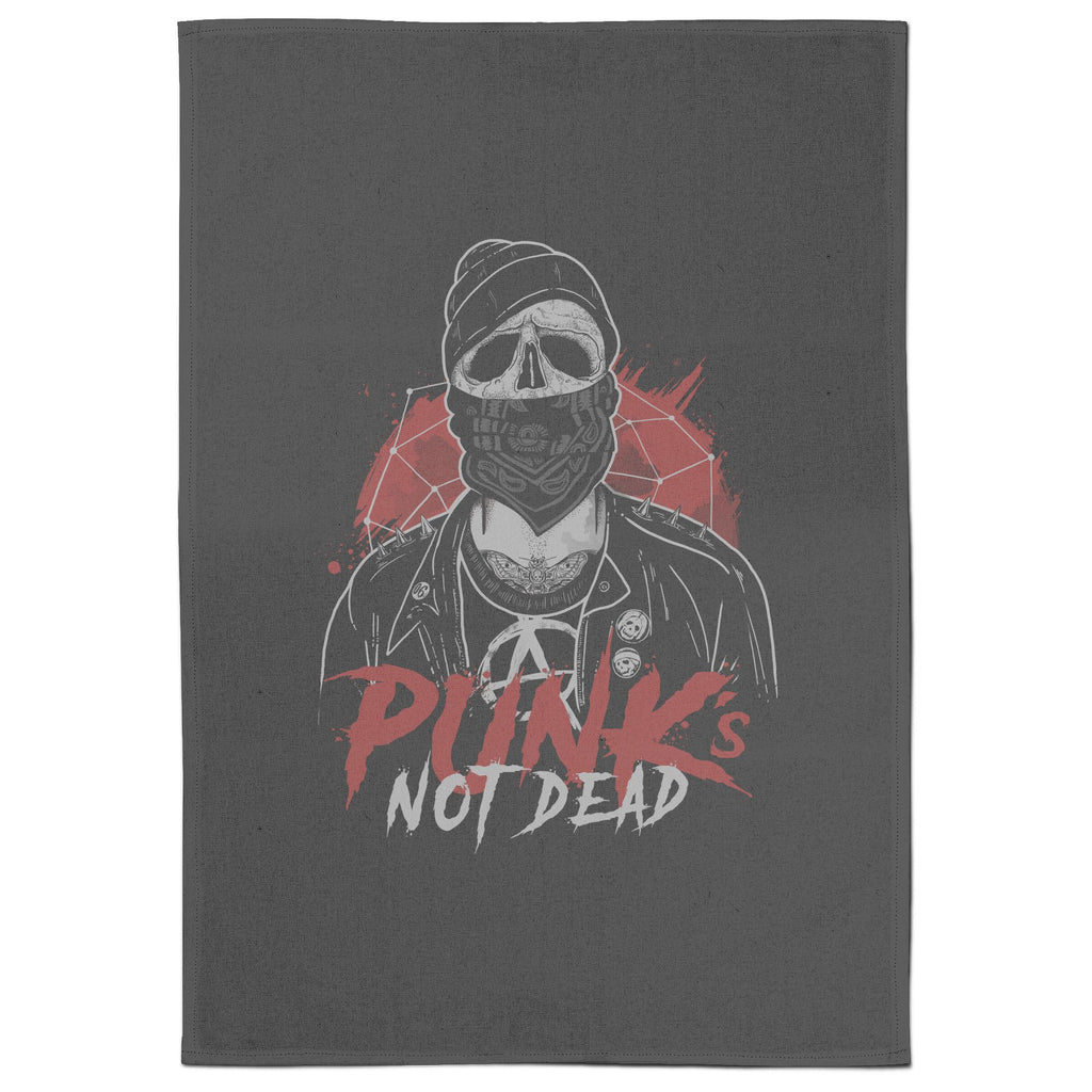 Punks Not Dead Tea Towel