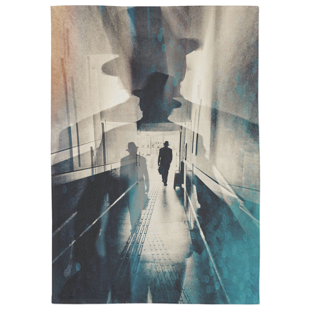 Mr Art Cotton Tea Towel - White