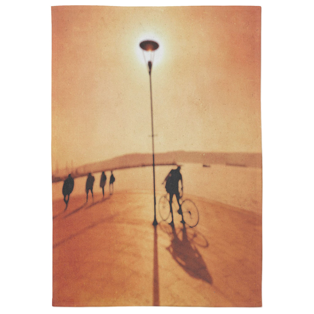 In The Mirror Of The Sun Cotton Tea Towel - White