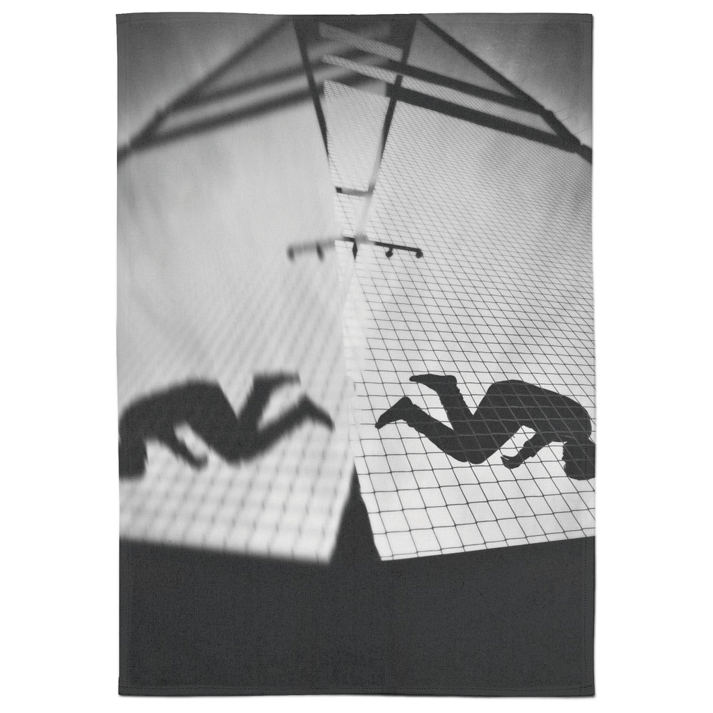 I Believe I Can Fly Cotton Tea Towel - White