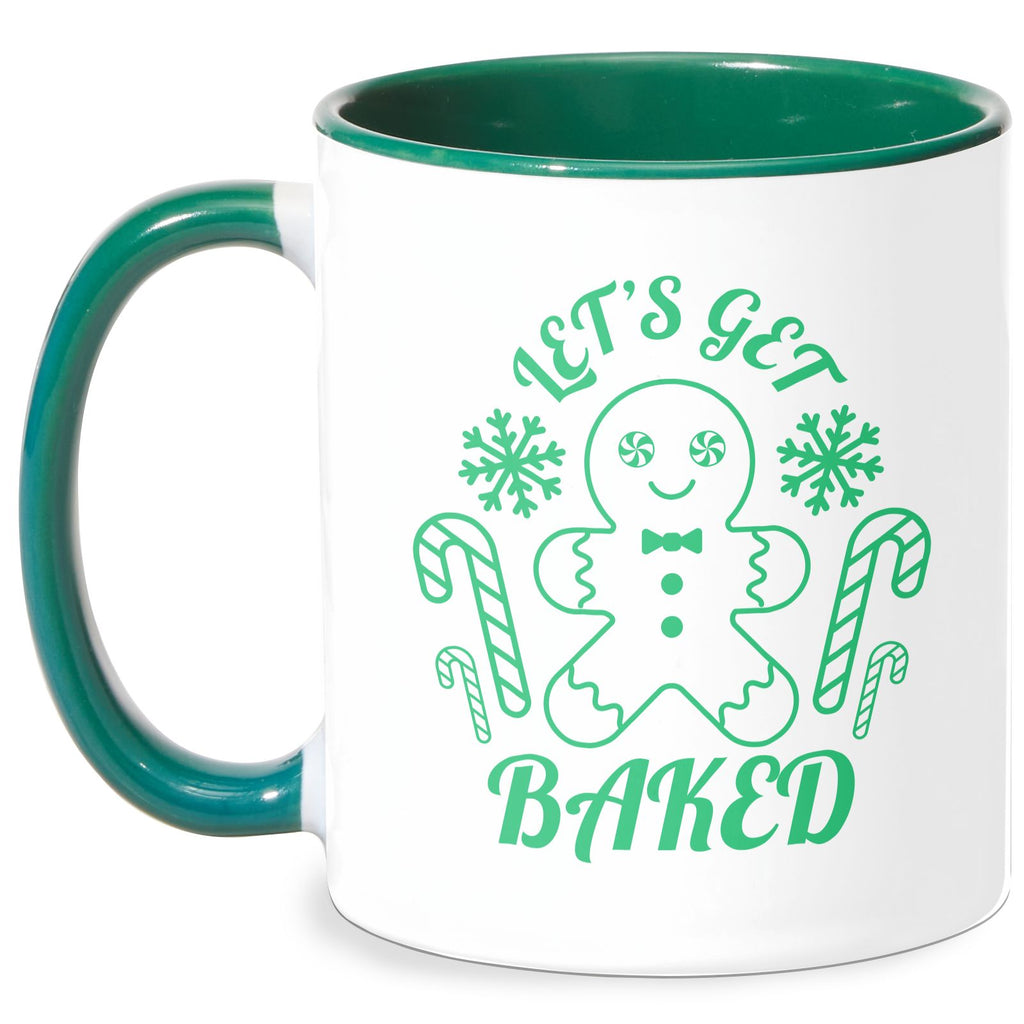 Let's Get Baked Mug - Green