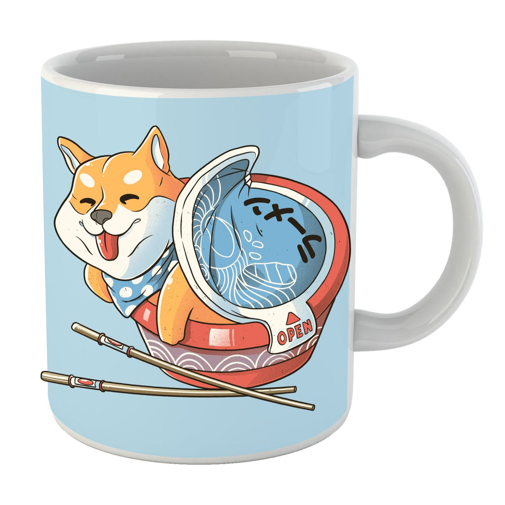 Shiba Dog Ramen Japanese Manga Mug