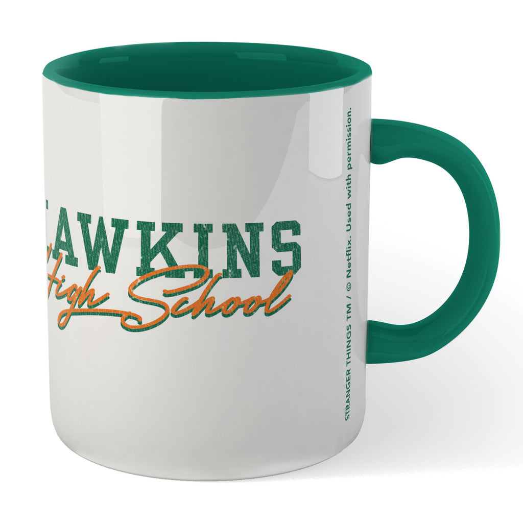 Stranger Things Hawkins Tigers Mug - Green