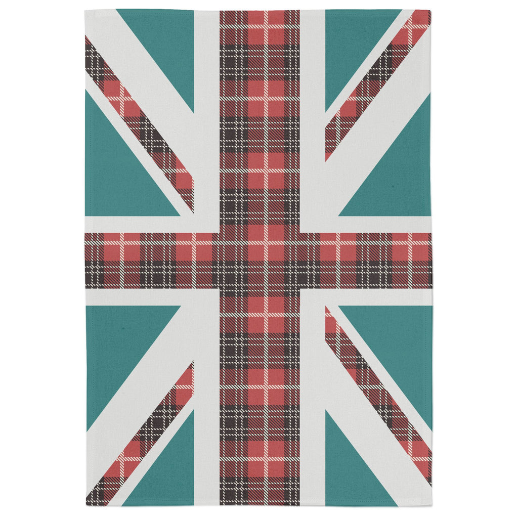 Tartan Union Jack Tea Towel