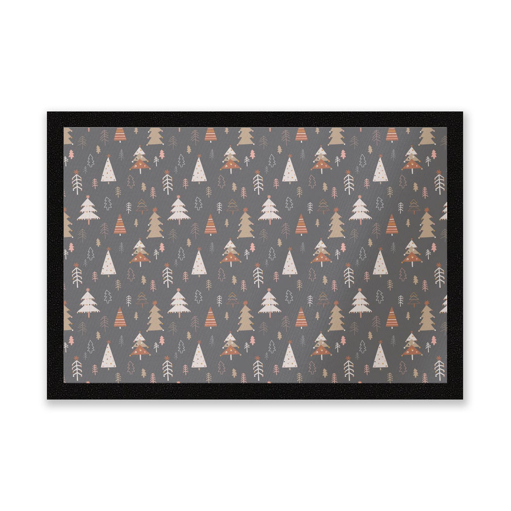 Scandi Christmas Trees Entrance Mat