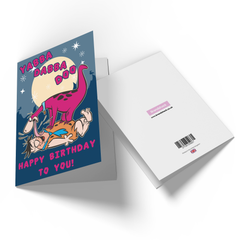 Official Flintstones Happy Birthday Greetings Card