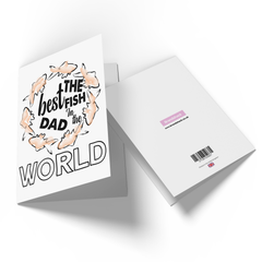 The Best Fish Dad Greetings Card