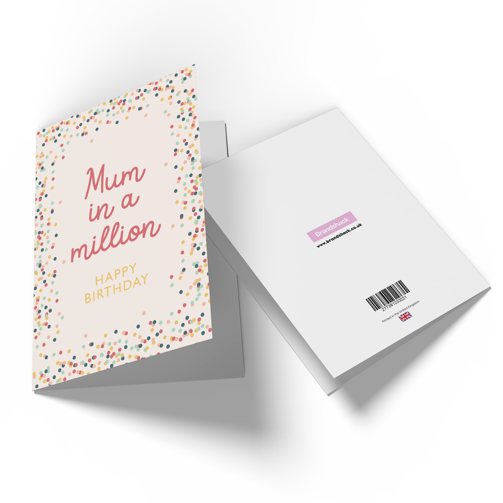 Mum In A Million Happy Birthday Greetings Card