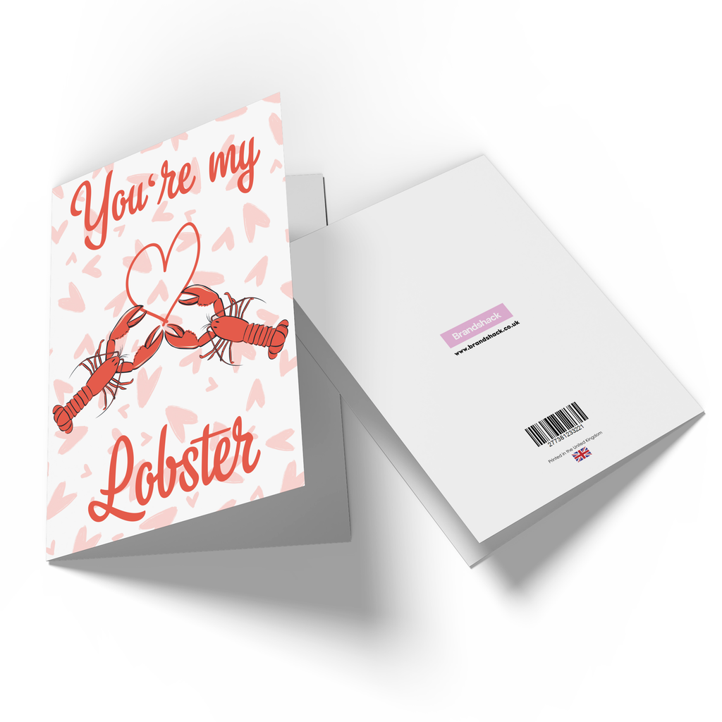 Official Friends Valentine's Lobster Greetings Card