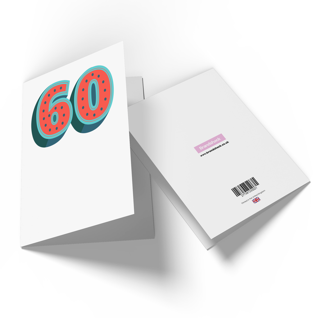 60 Dots Greetings Card