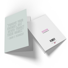Forgive Your Enemies Greetings Card