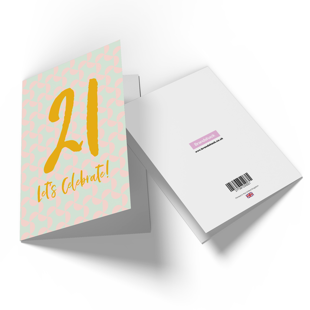 21 Let's Celebrate Greetings Card