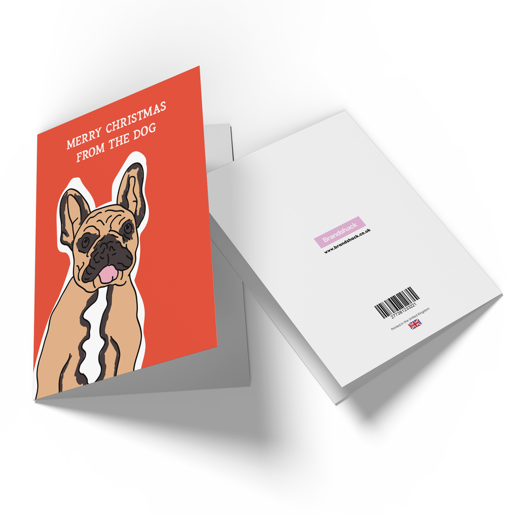Merry Christmas From The Dog Greetings Card